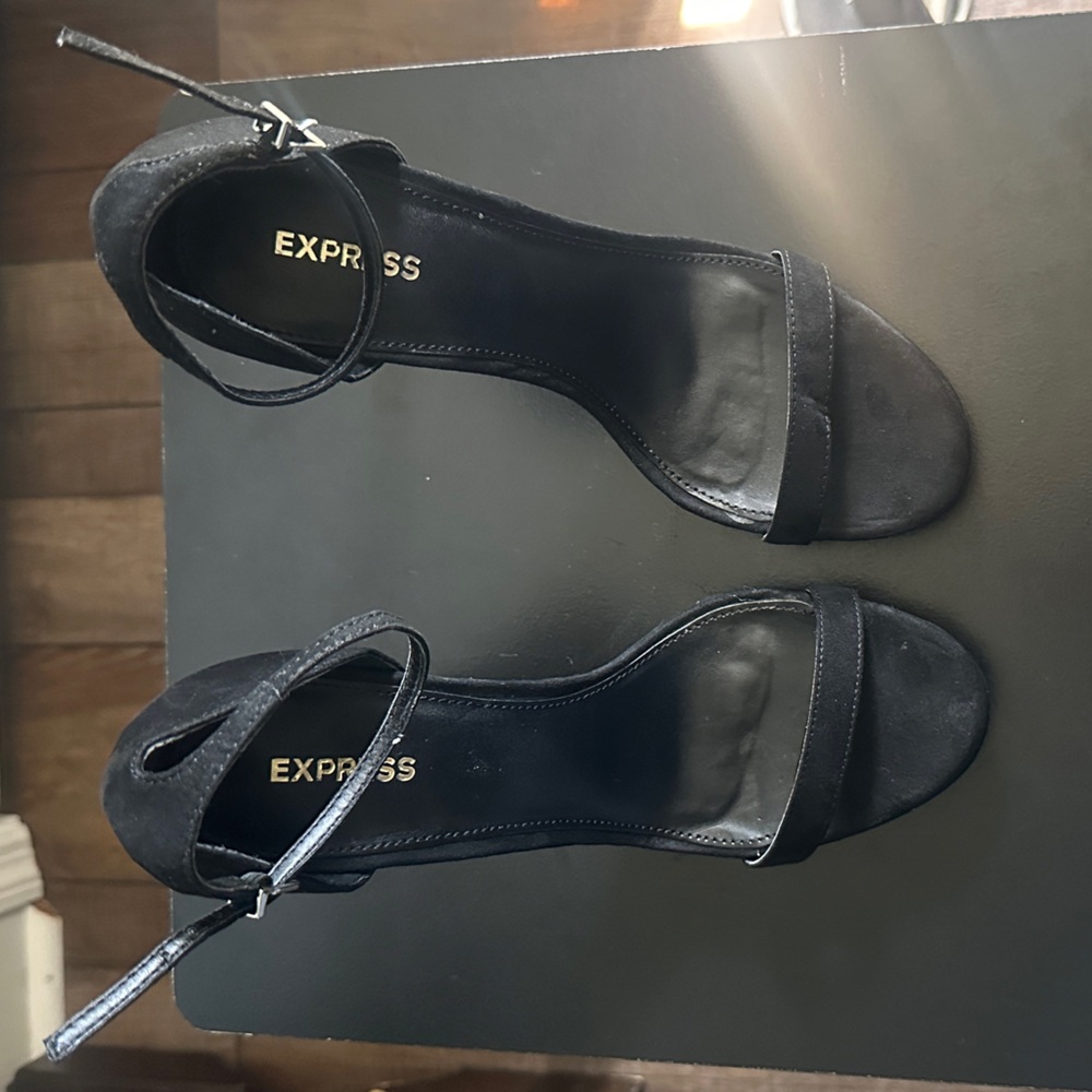 Express Elegant Black Heels